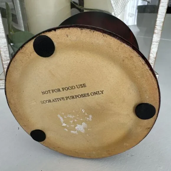 Vintage Studio Art Pottery Vase Home Decor Northwest Potter Black Red Yellow - Picture 8 of 12